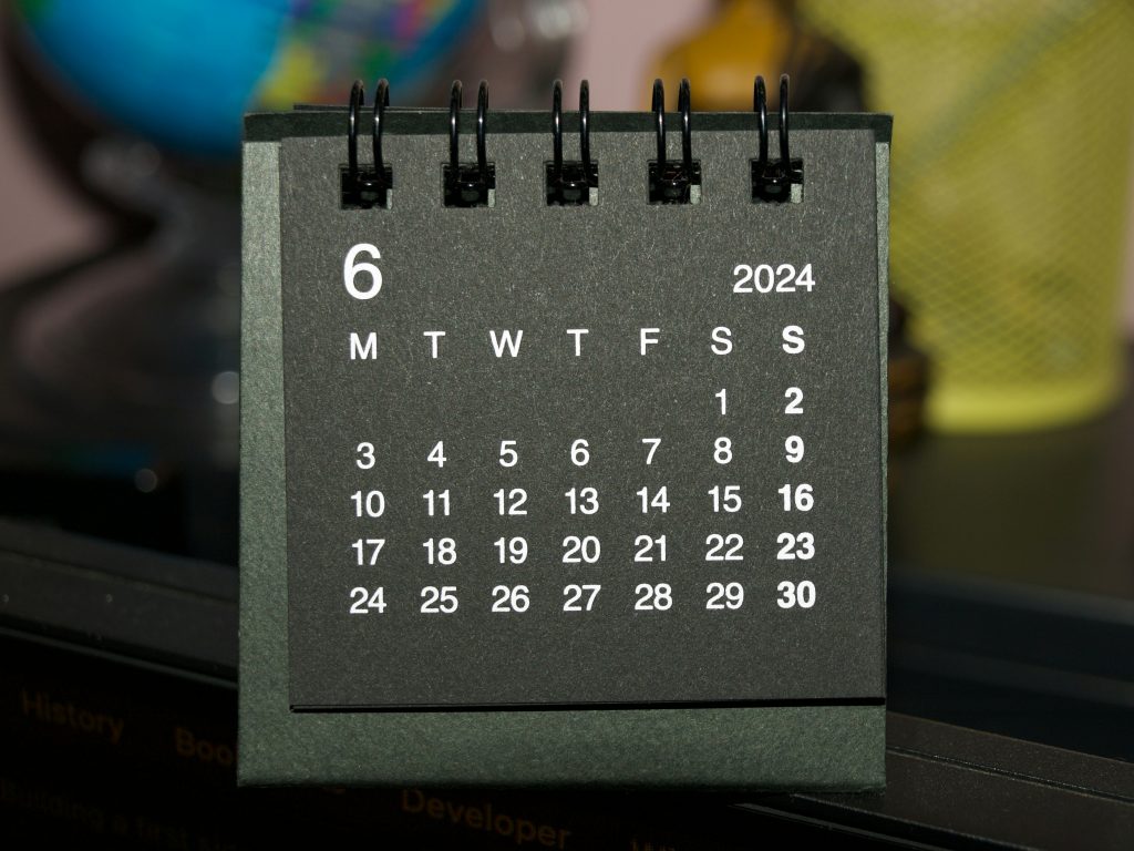 Image of a calendar